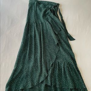 green skirt